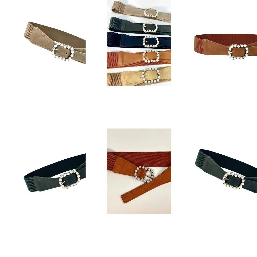 

39BB Versatiles Stretchy Waistband Unique Styles Waist Belts Elastics Waistband for Men and Women