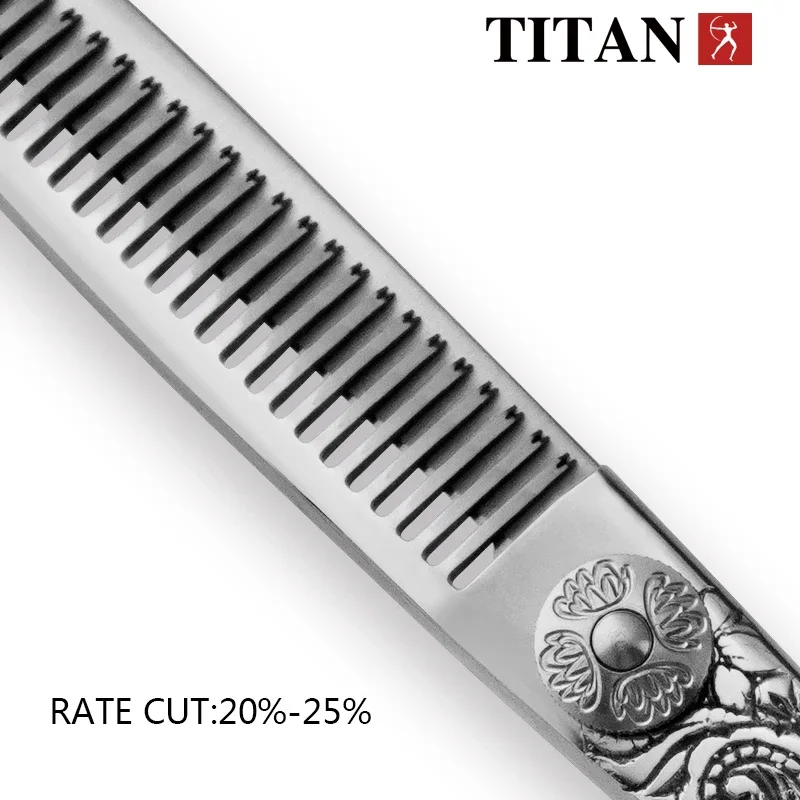 Titan Japanese 440 Steel 6 Inch Professional Hairdressing Scissors for Barber Cutting,, Hairdressing cut thinning shear