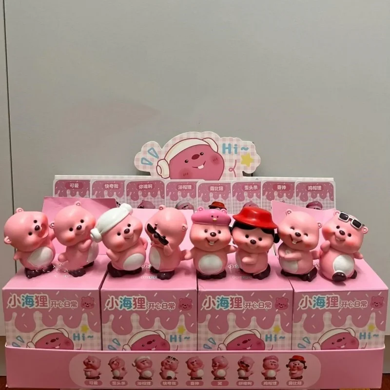 متوفر في المخزون صندوق أعمى كاواي ليتل سمور روبي عمل الشكل لطيف مكتب ديكور كلاسيكي تحصيل لعبة هدية سلسلة الحلي #2