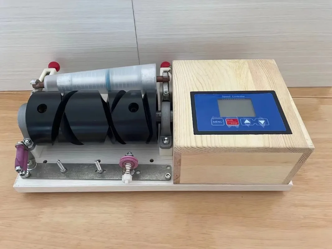 High Efficiency Yarn Spool Cone Winding Equipment With Stable Motor For Sewing Thread Manufacturing