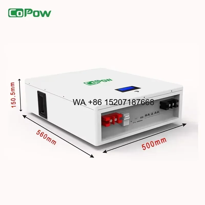 Wmwmnu for Wmwmnu 5kWh 48V Battery Energy Storage System ESS Home Solar Power Grid Electrical Storage Units 100Ah 150Ah 200Ah