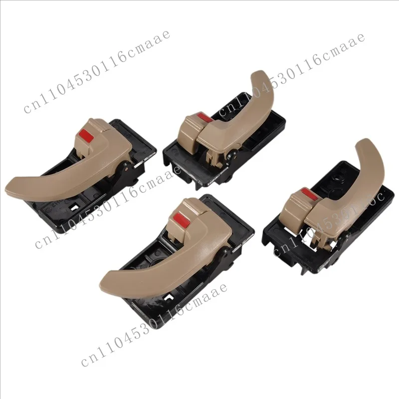 New 4-piece Car Interior Door Handle Replacement Set for Left and Right Interior Door Handles