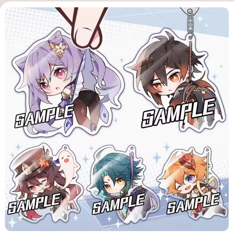 2024 аниме Genshin Impact, подвесной маленький кулон, мультяшная фигурка Zhongli, тартаглия, каэдехара, Зуха, тартаглия, эфир, брелок, подарок