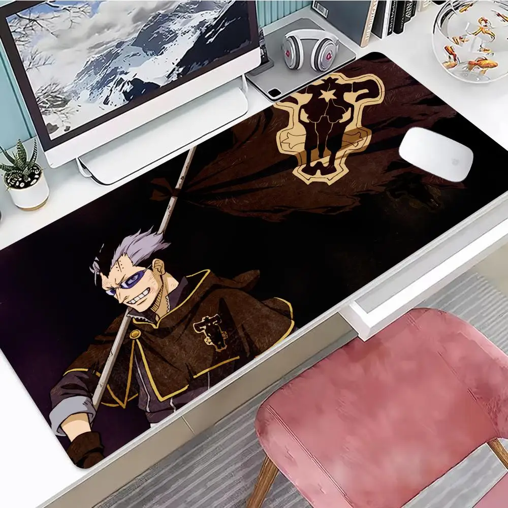 Black Clover Mousepad Desktop Pad Game Mousepad Gaming Mouse Pad Large Deak Mat Gift for Boys for oIverwatch