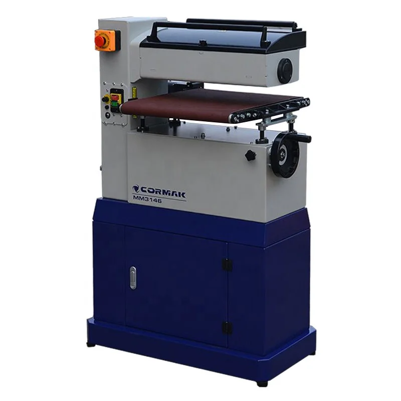 

Woodworking Wide Belt Drum Sander Carpentry Machine with Cabinet