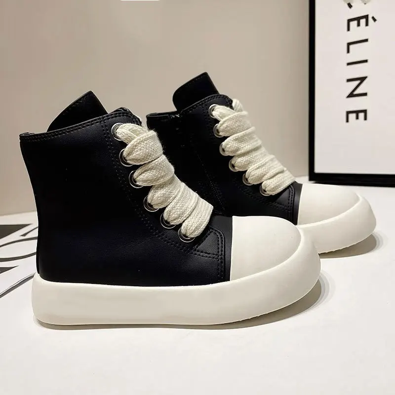 Kids Shoes Girls Boys Shoes High Top Children Sneakers Girls PU Leather Sneakers Boys Sneakers Girls Sneakers Shoes Kids