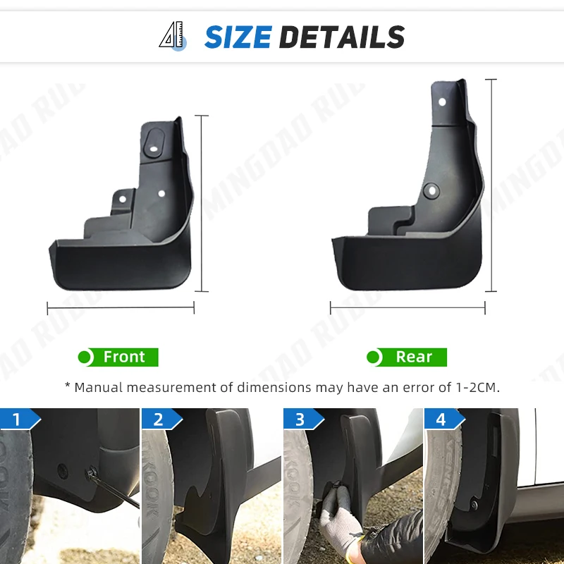 Mud Flaps For Mazda CX 5 CX5 2022 Splash Guards Fender MudFlaps Front Rear Mudguards Car Accessories
