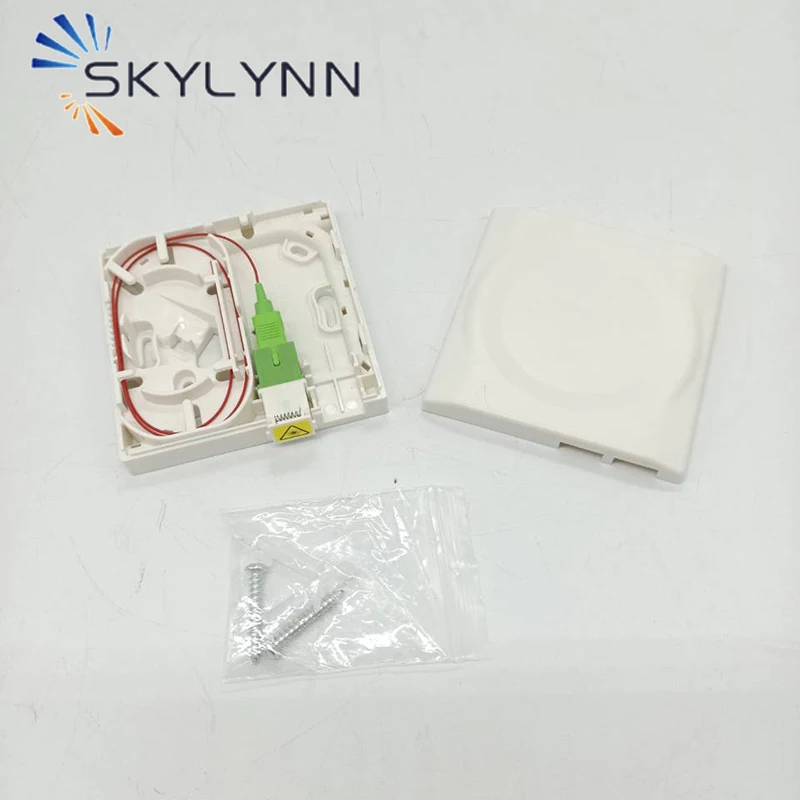 Factory Direct 40 pz/cartone 1 Core Socket PTO Box Set Single Mode SC/APC per French FTTH