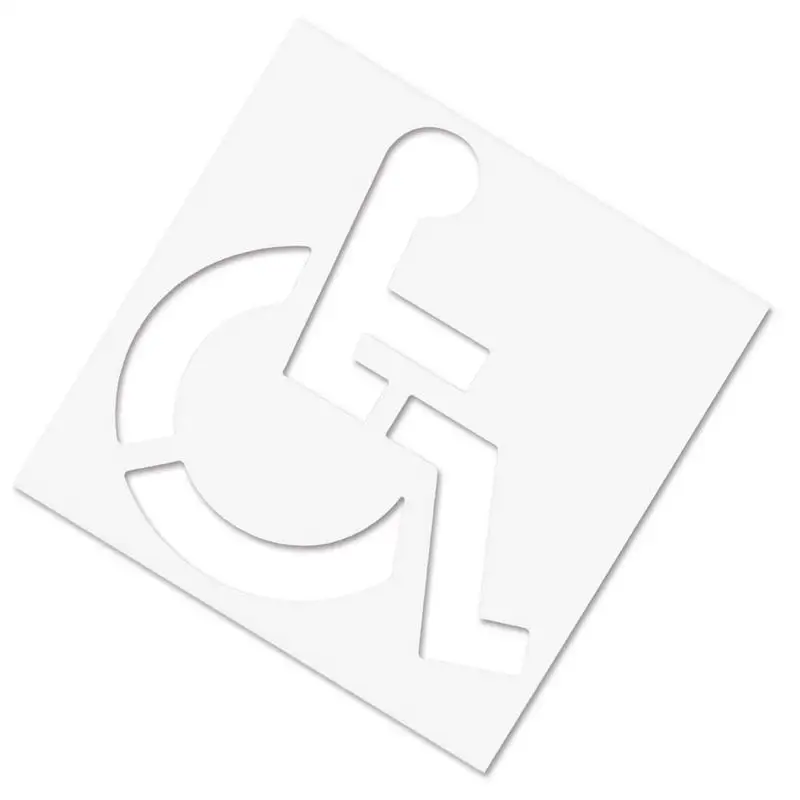 

Трафарет для парковки, шаблон краски для инвалидов, устойчивый к атмосферным воздействиям полосатый знак высокой видимости для маркировки полос с ограниченными возможностями, огонь