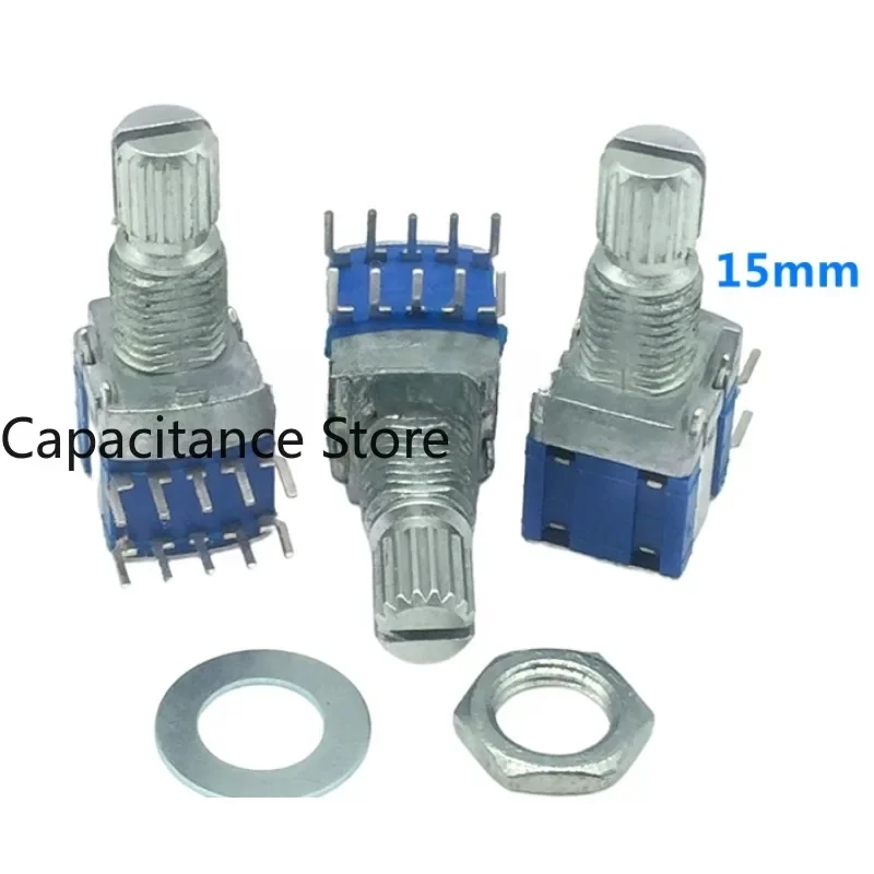 

5PCS Brand-new small sealed band switch RS1010 2-knife 3-gear 4-gear 1-knife 5-gear shaft length 15 floral axis