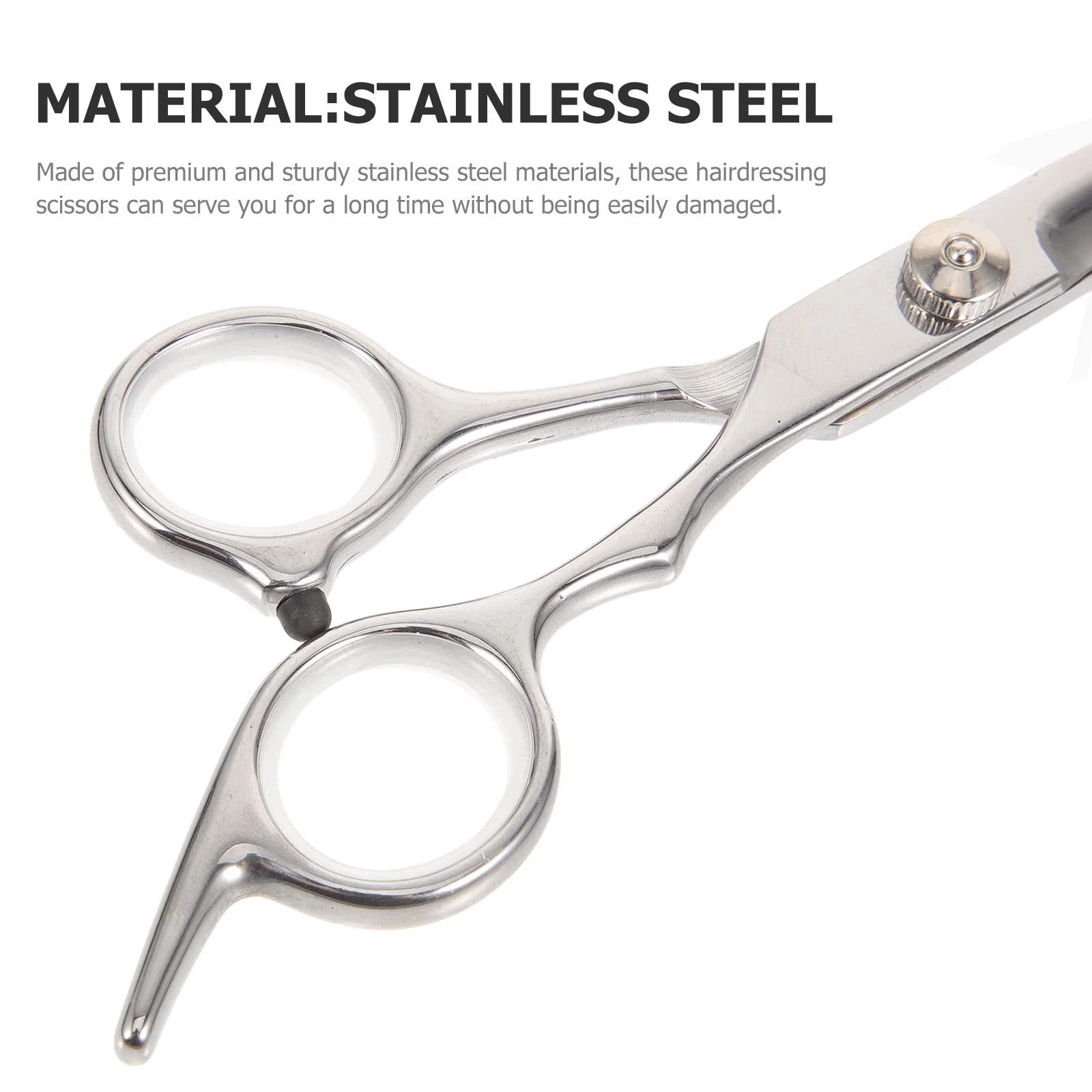 

2Pcs Ergonomic Hair Cutting Scissors Thinning Shears Durable Stainless Steel Professional Home Use Tools Hair Cutting Scissors