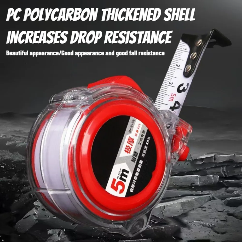 متري 3M/5M/7M مكافحة قطرة شريط القياس قابل للسحب متري والإمبراطوري 3M/5M/7.5M/10M شريط القياس أداة قياس عالية الدقة #4