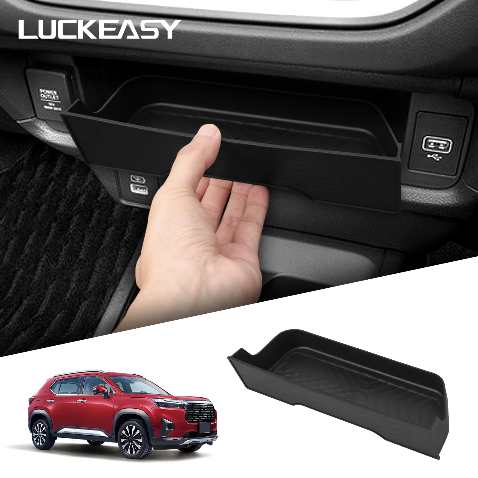 for Honda WR-V WRV 2023-2025 Car Storage Box Central Console Drawer Tidying Organizer Case Tray Auto Interior Accessories
