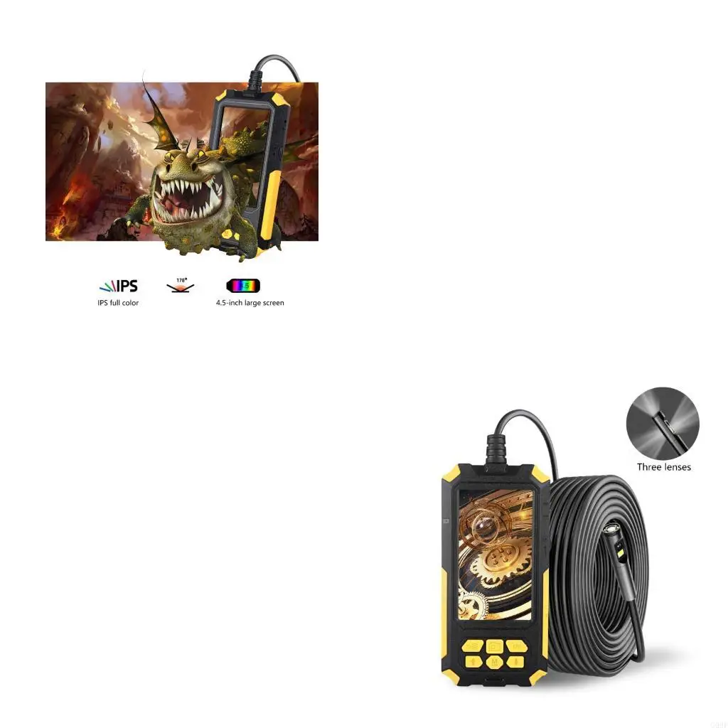 

G99F Cellphone Endoscope Borescope Inspection Camera IP68 Waterproof 9 LED 4.5"