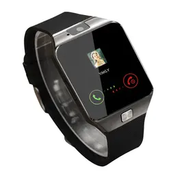 DZ09 reloj inteligente con pantalla táctil, dispositivo con cámara, tarjeta SIM, compatible con teléfono IOS y Android, varios idiomas, novedad de 2023