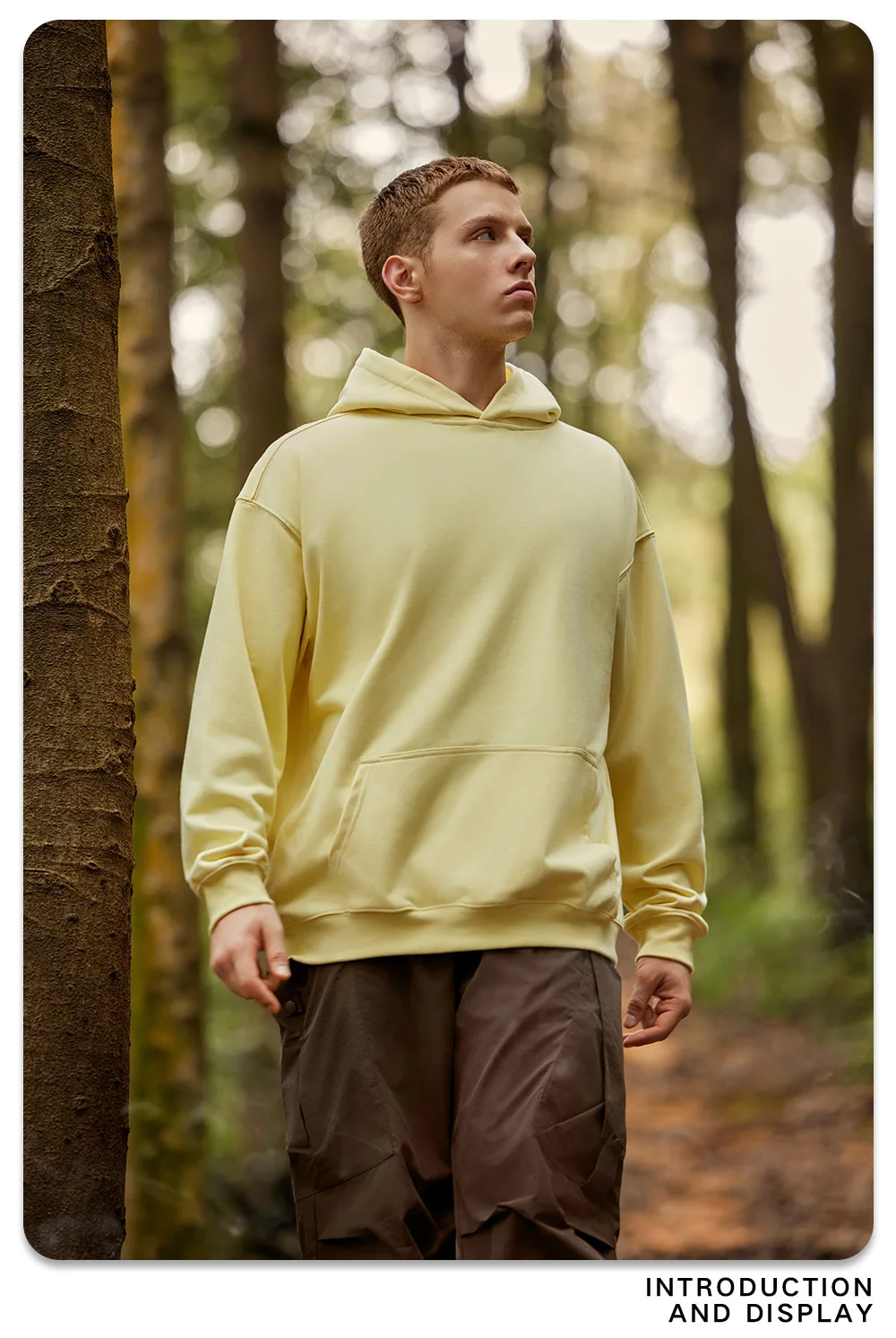 IEFB New Autumn Men's Sweatshirts Hooded Solid Color Lager Pocket Casual Thick Menswear Loose Pullover Male Hoodies 9W424