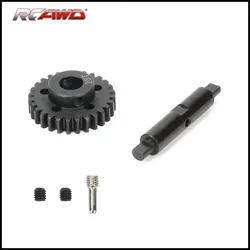 #45 acciaio 28T denti Mod1 ingranaggio a bobina leggera (con foro da 8mm) + albero a bobina per Arrma 1/7 parti senza limiti a infrarossi