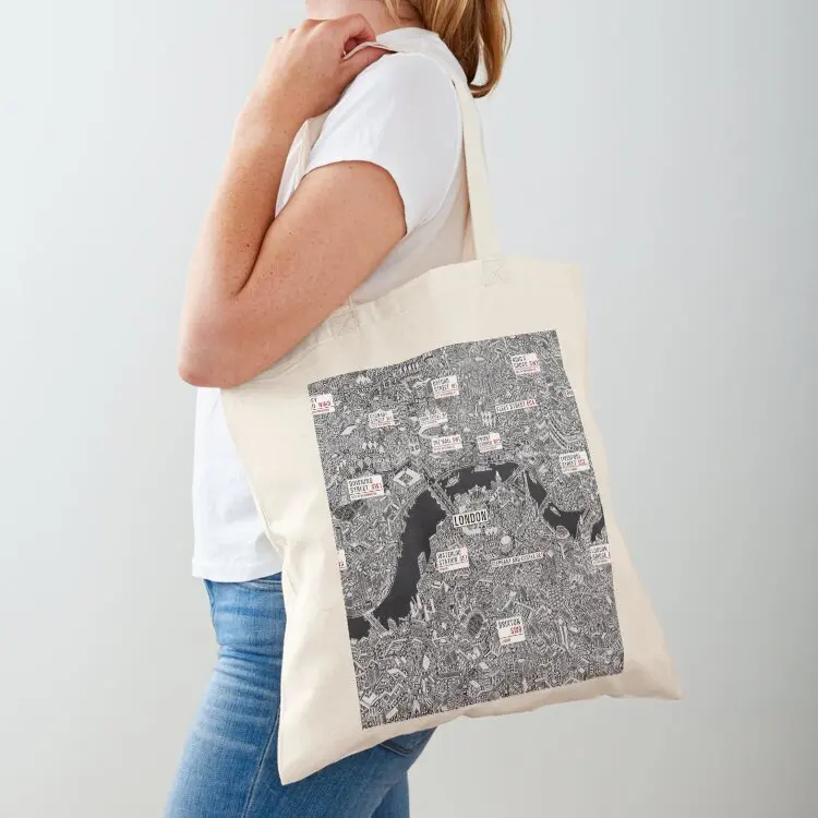 

London street signs map Tote Bag Beach bag Gift bag Shopper the tote