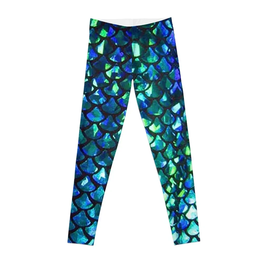 

MERMAID fish scales & shimmery glimmer! Leggings sportswear woman gym 2024 flared legging push up Womens Leggings