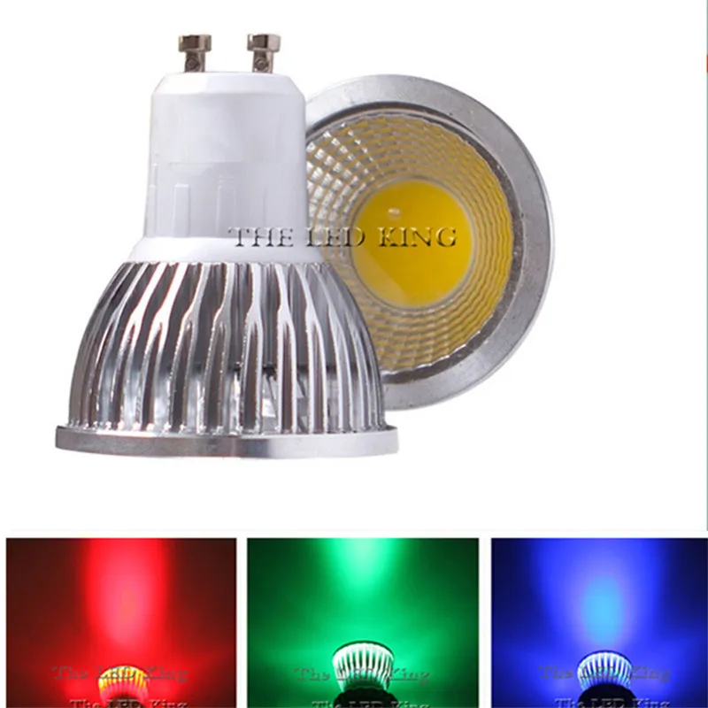 Super Bright GU10 LED Bulb 7W 10W 15W LED lamp light GU10 COB GU 10 led Spotlight Warm/Cold White red blue green Free shipping