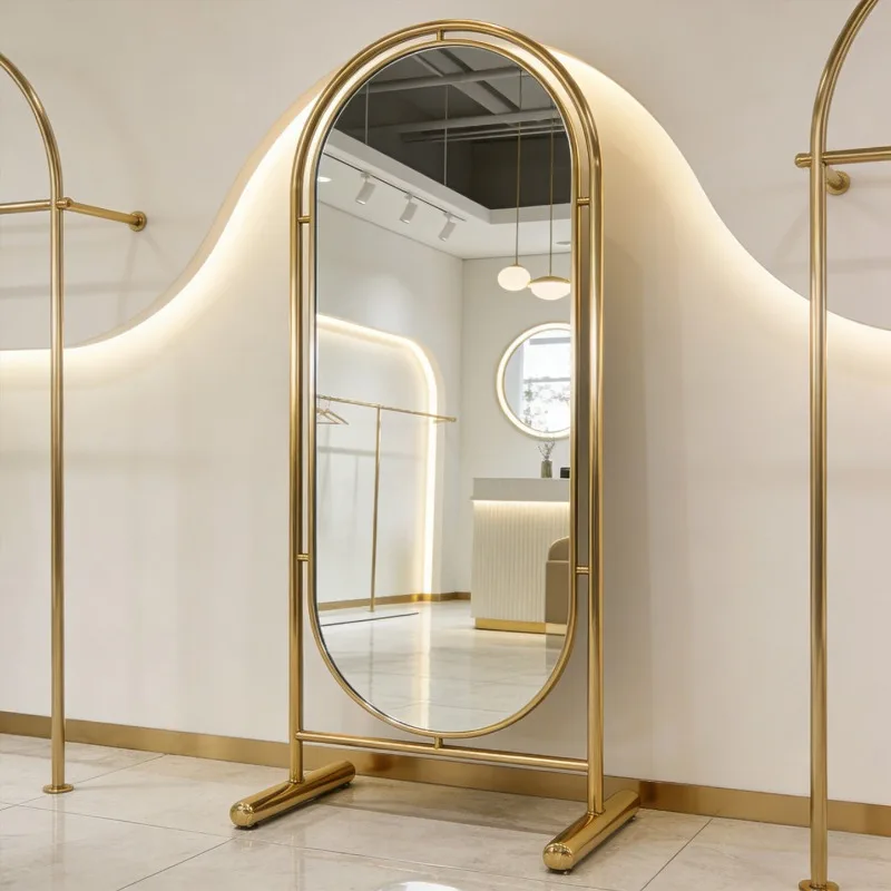 fitting  full-body  light luxury fitting clothing store fitting