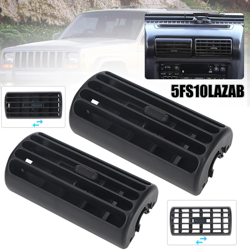 

Car Center Air Conditioner Vent Grille Dashboard Air Vent For Jeep Cherokee 1997-2001 For Wrangler TJ 1997-2006 AC 5FS10LAZAB