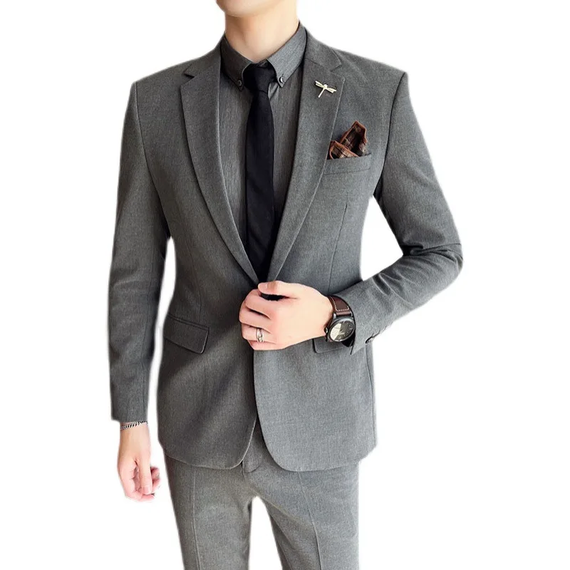 Kkzweiteilige Business Casual Groom smen Anzüge