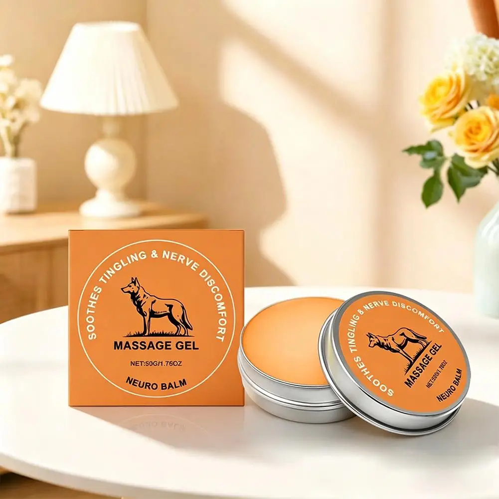 50g Moisturizing Hydrating Neuro Relief Balm Sooth Tingling Nerve Discomfort Massage Gel For Legs Knee Arm Waist Body Care Cream
