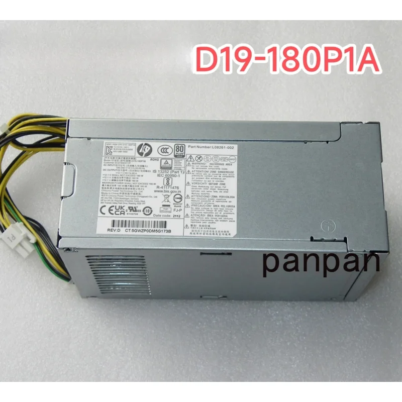 Original For HP 280 PRO G3 MT 180W Power Supply L70042-002 L70042-004 PCK017 D19-180P1A 100% Tested Fast Ship