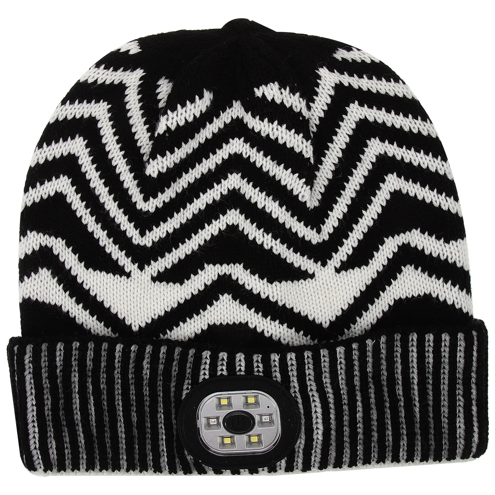 

Led Light Hat Knit Beanie With Built-In Flashlight Headlamp For Night Running Biking Outdoor Safety Unisex Winter Hat Camp