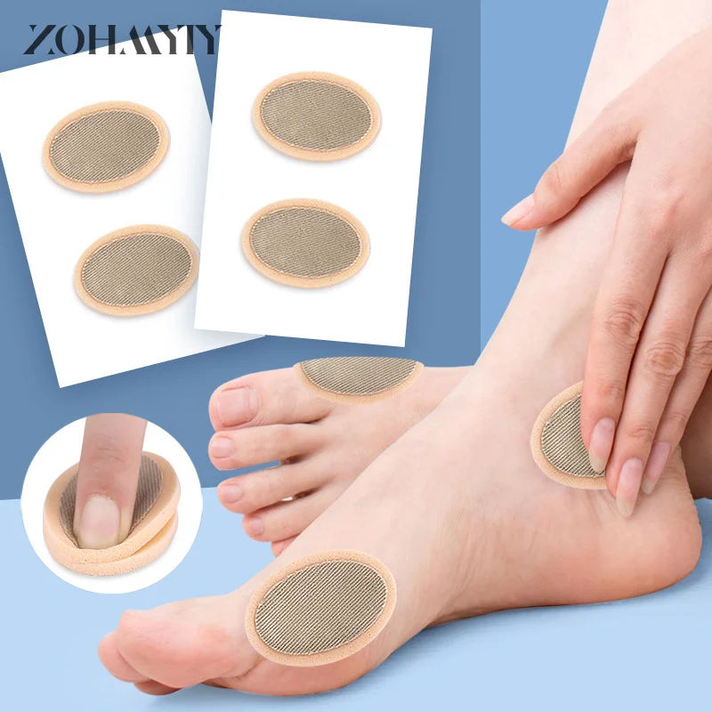 Pegatinas para eliminación de callos, parches de protección para eliminación de callos Plantar, 4 piezas/2 hojas