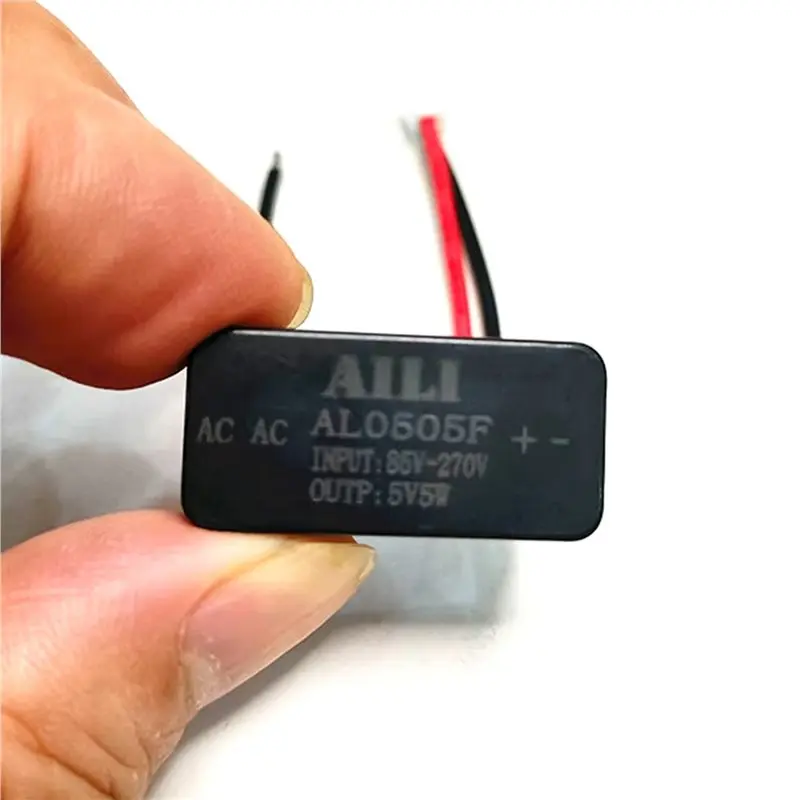 FEDI-10X AC 220V To DC 5V/1A Mini Transformer 5W Waterproof Epoxy Potting Light Power Supply Isolation Switch Module Driver