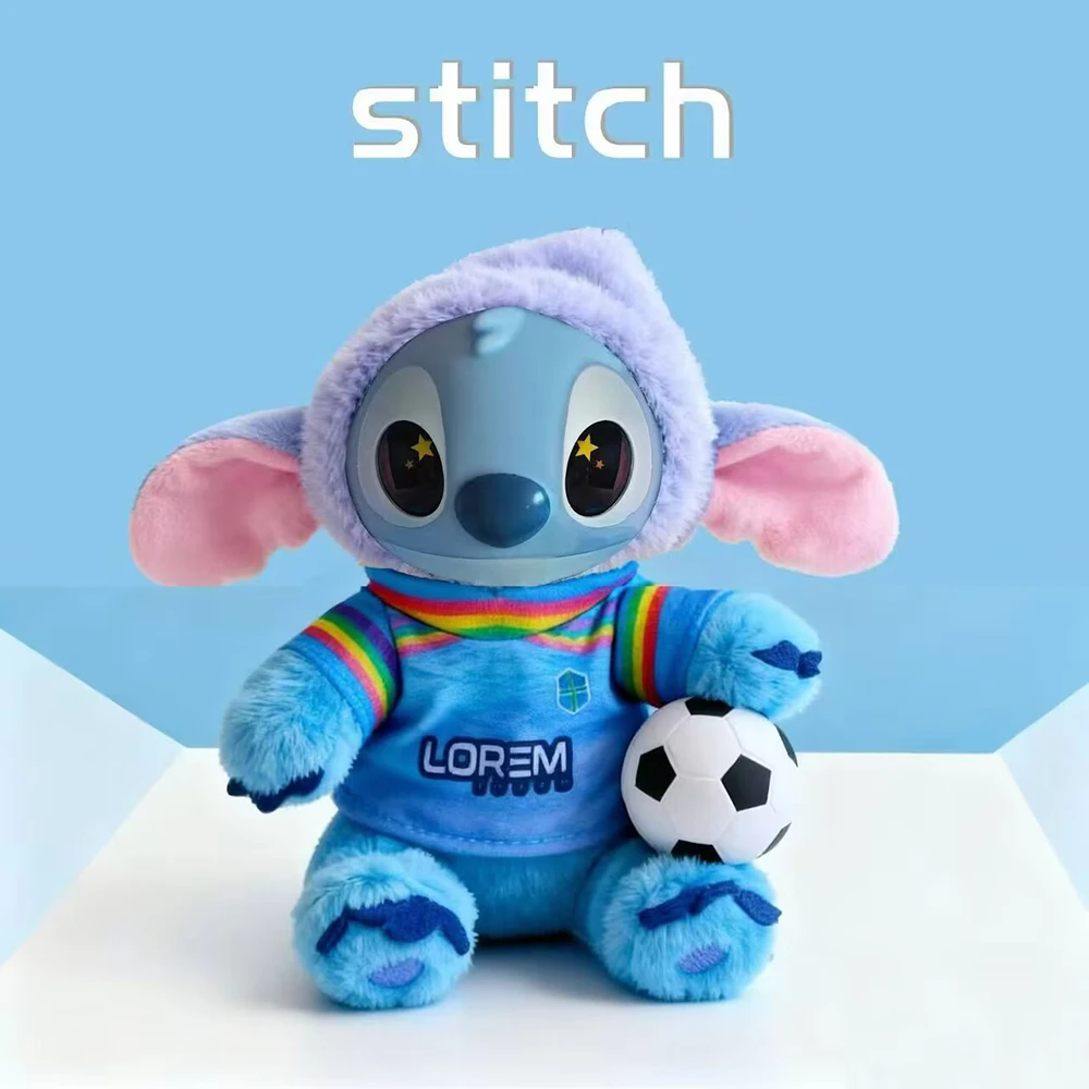 Vendite calde Stitch Blind Box Bag 2026 Serie di peluche a tema Coppa del Mondo Ciondolo in vinile Bambola carina Scatola misteriosa Bambola soffice Regali a sorpresa