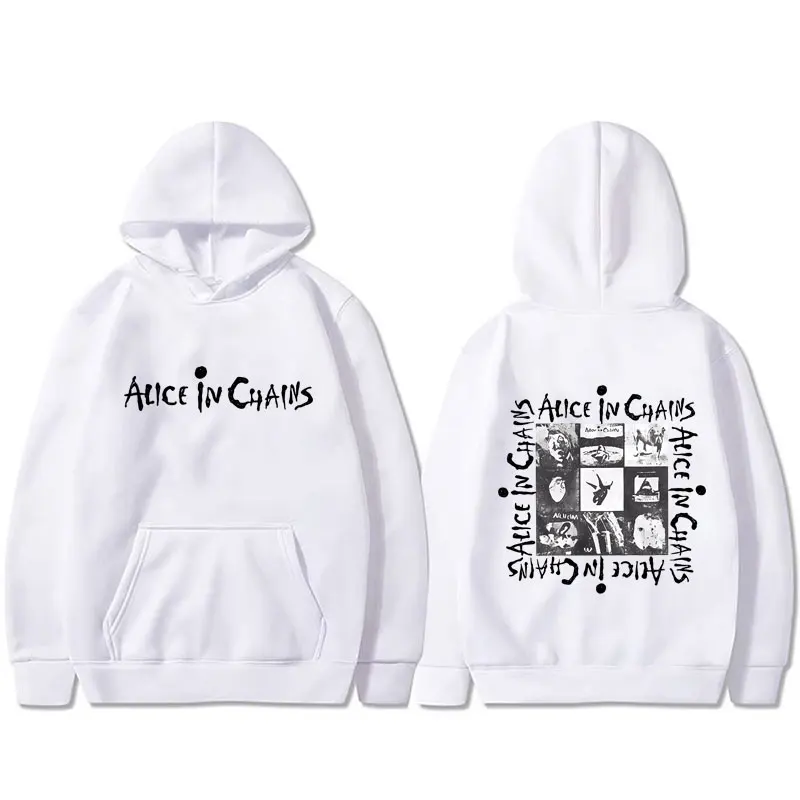 Rock Band Alice in Chains Album Graphic Hoodie Men Women Casual Oversized Pullover Hoodies Men's Fashion Hip Hop Punk Streetwear