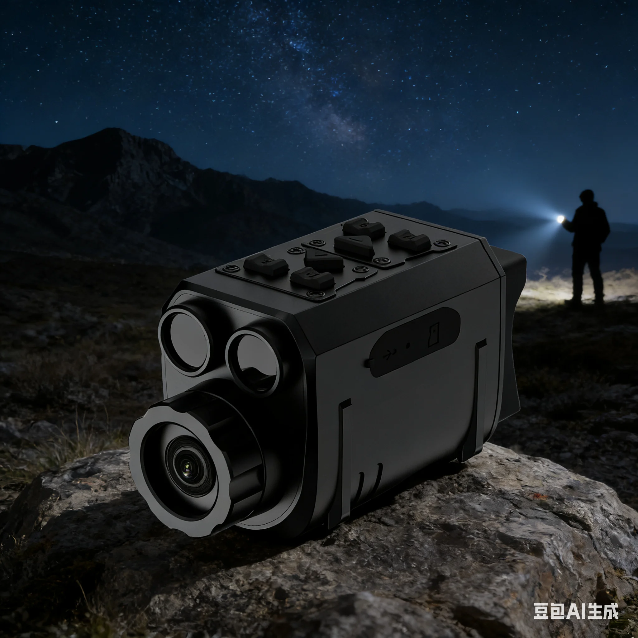 

4K Monocular For Night Vision Devices 12X Zoom & 7-Level Infrared Single Tube For Night-vision Device With Light For Hunting