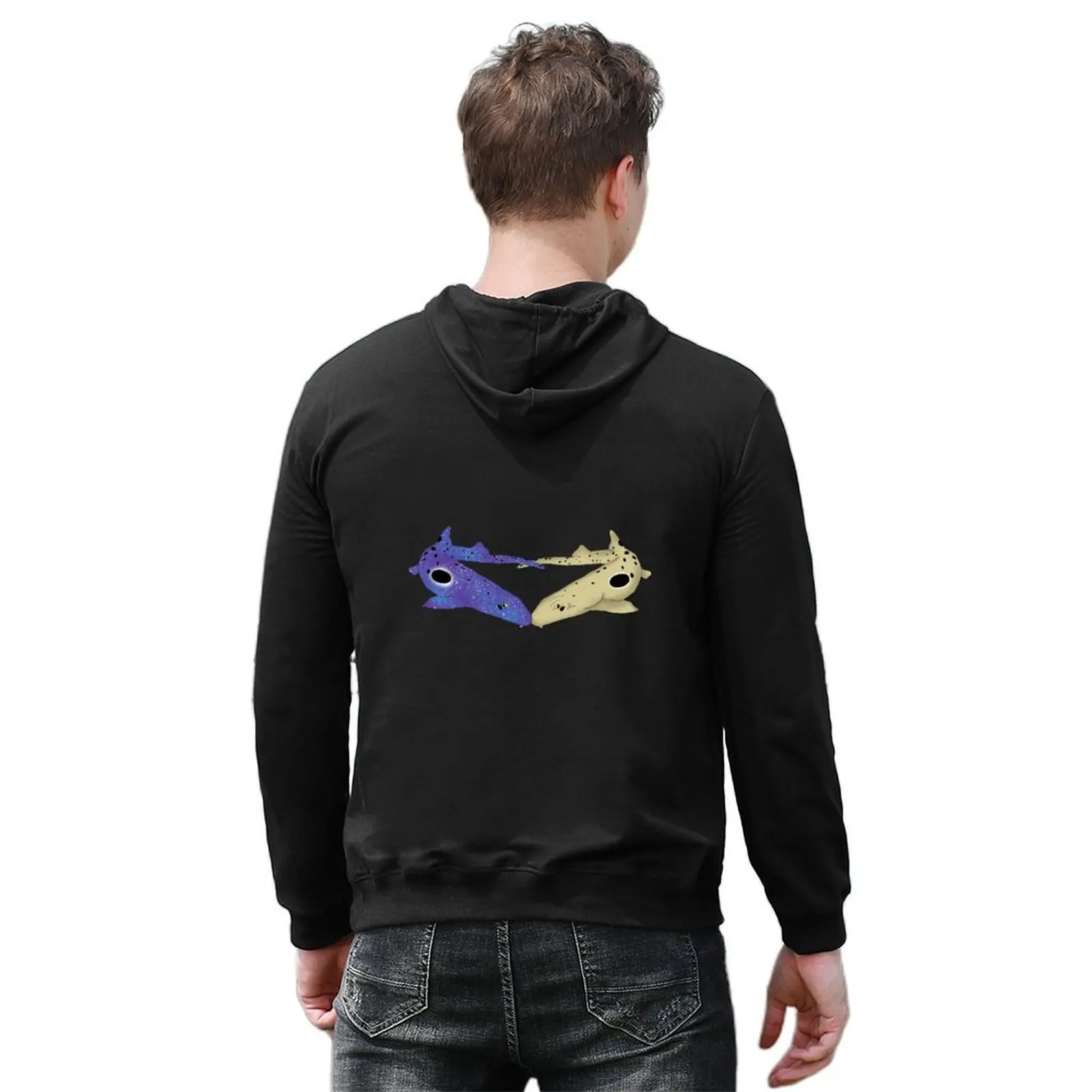 Epaulette Shark Love Hoodie blouse autumn clothes men's winter sweater autumn jacket men hoodie graphic