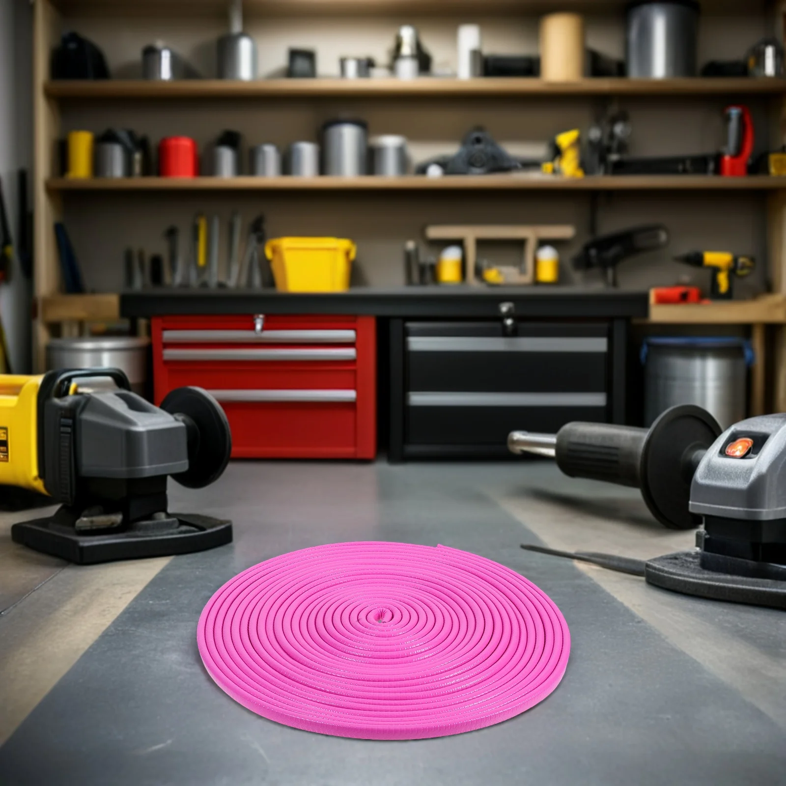 

Car Door Guards Trim Rubber Seal Strip Protector for Hatches Lockers Panels Trailers Rosy Color