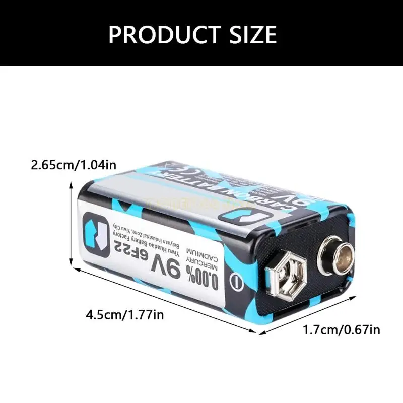 F62C 10 Считается 9V 6F22 батарея высокая емкость срок службы полки несколько электронных устройств