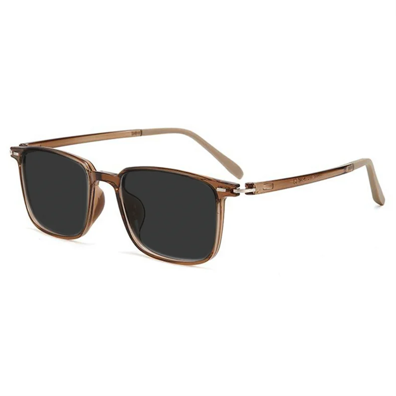 LOERHUNAR 2025 Neue Marke Design Quadratischen Rahmen Myopie Sonnenbrille für Frau und Mann UV400 Sonnenschirm Mode Sonnenbrillen 0 bis -6,0 – Detail 7