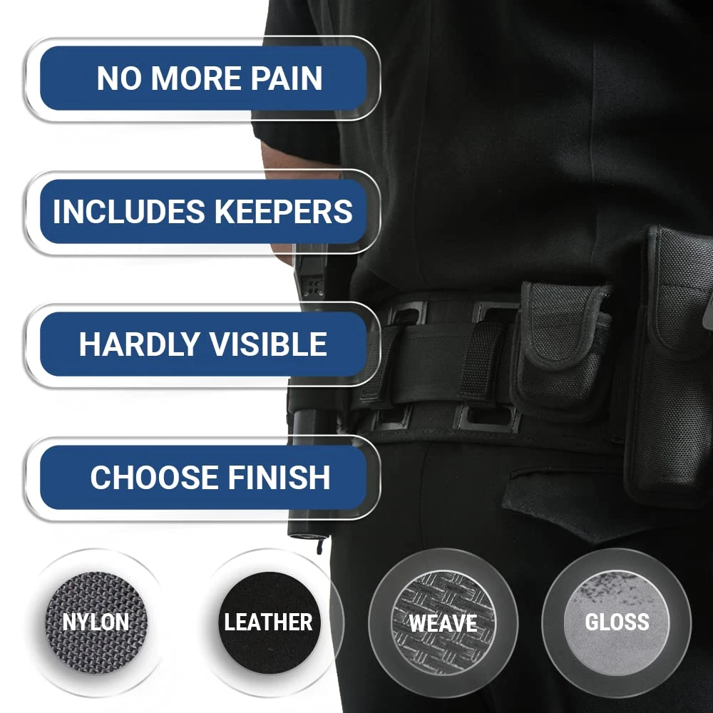 1Pcs Modular Equipment Security Utility Tactical Belt with Components Pouches Bags Holster for Guard Security Hunting