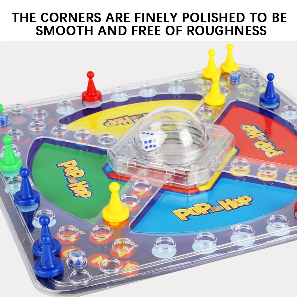 لعبة الشطرنج الطائرة على الطاولة للأطفال ثلاثية الأبعاد لعبة لودو المرحة، لعبة تفاعلية متعددة اللاعبين، مثالية ليالي الألعاب العائلية والحفلات.﻿