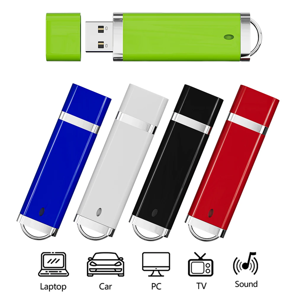 Lighter Shape USB Flash Drive 128GB Business Gift Memory Stick 64GB Real Capacity Pen Drive 32GB Plastic USB Stick 16GB 8GB 4GB