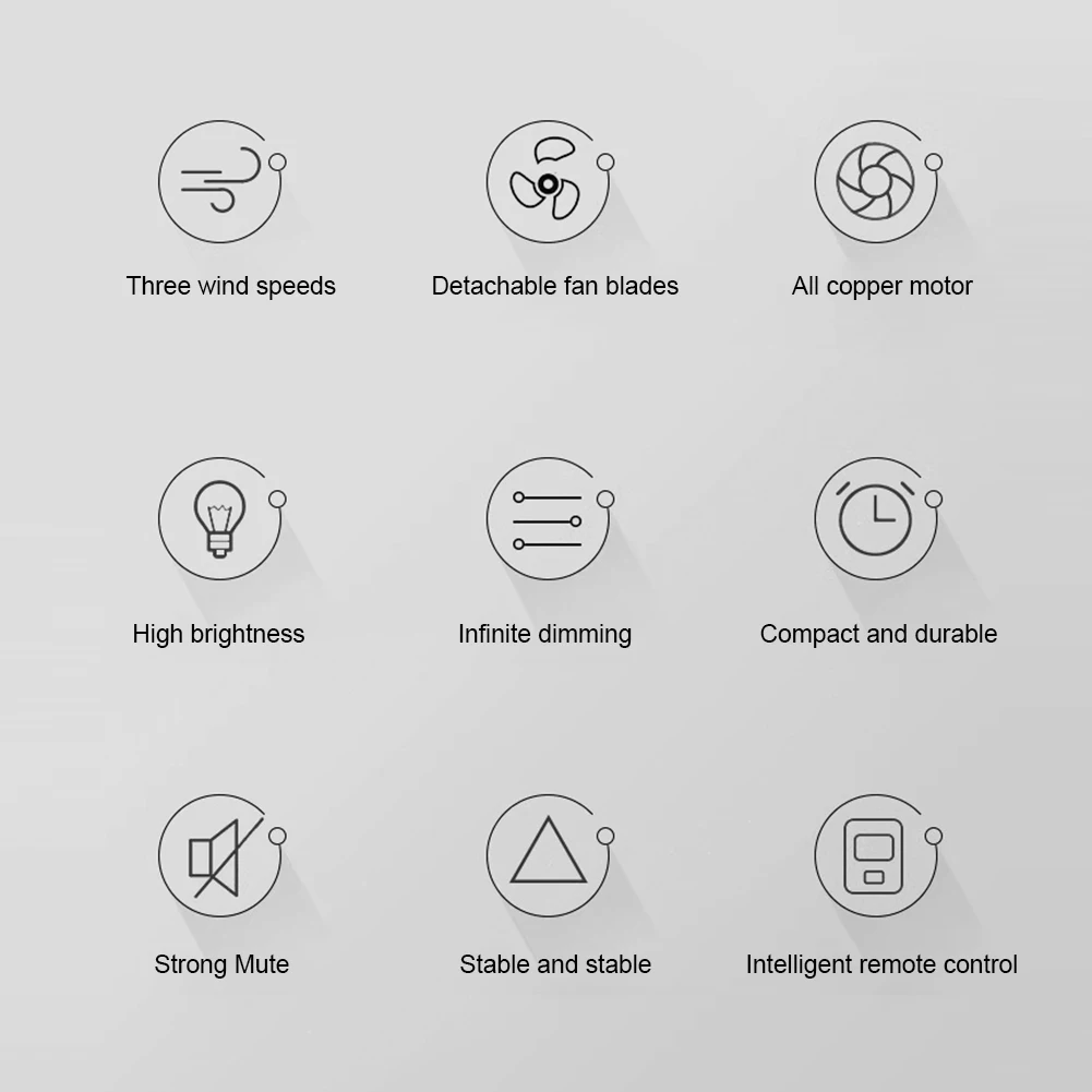 

Screw Ceiling Fans with Light Remote Control 3 Speeds E27 Quiet Ceiling Fan with Lamp Dimmable Timing E27 Base Small Ceiling Fan