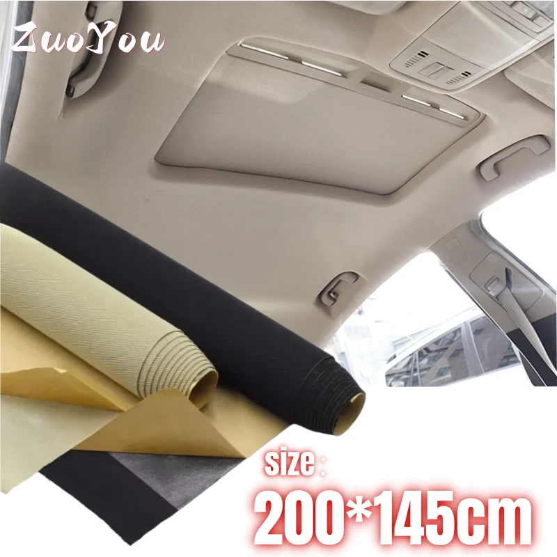 

Self Adhesive Car Roof Mesh Cloth for Auto Ceiling Repair Upholstery DIY Material Headliner Renovate Car Interior Sticker Crafts