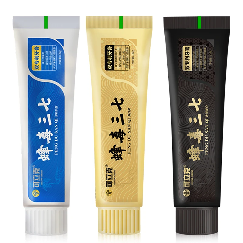 

Зубная паста KELEEK Bee Venom Panax Notoginseng удаляет пятна и неприятный запах изо рта, освежает дыхание, защита десен с несколькими эффектами, 120 г