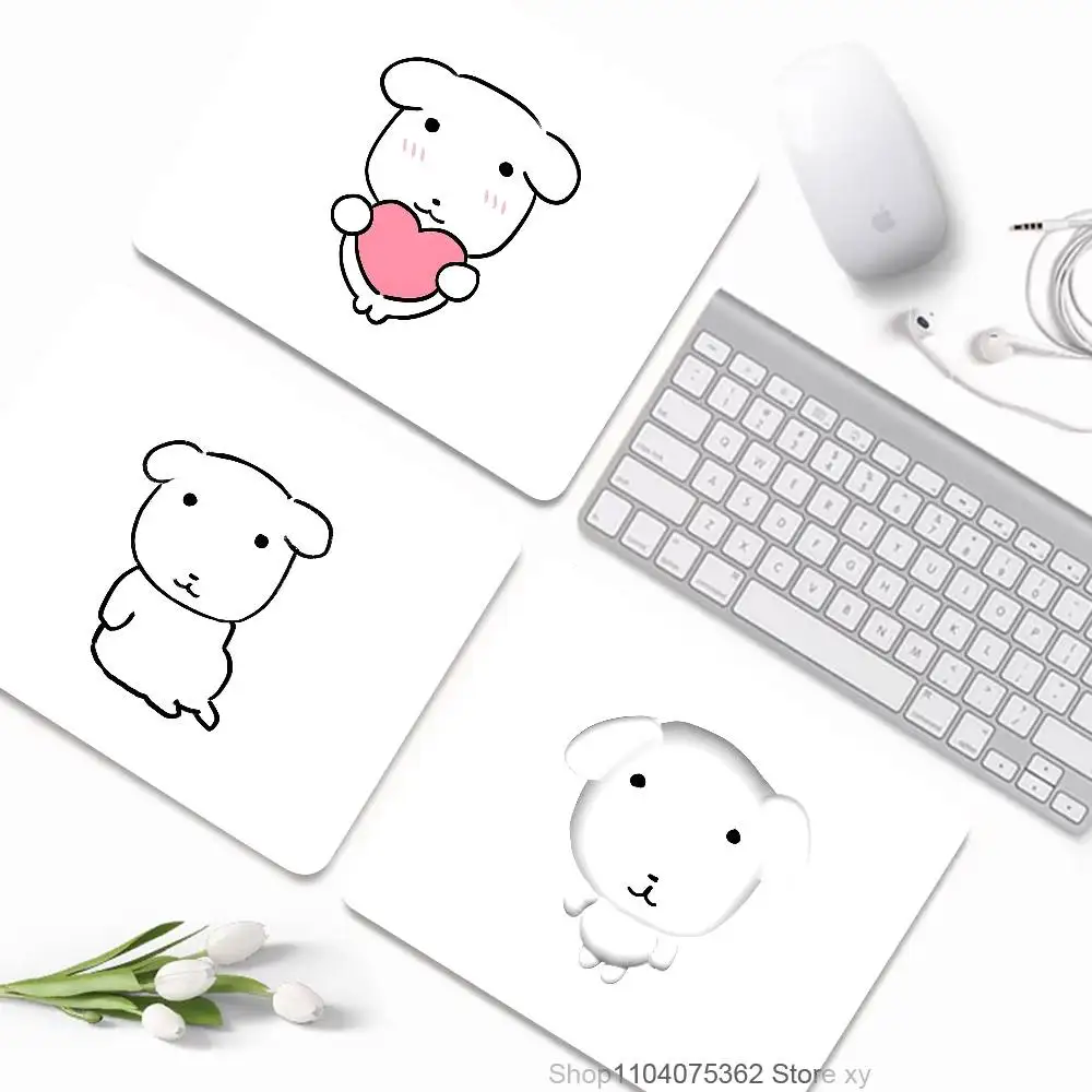 G-Ganadi Mousepad Small LockEdge Mouse Pad For Gamers Computer Desk Pad Rectangular Anti-slip Rubber