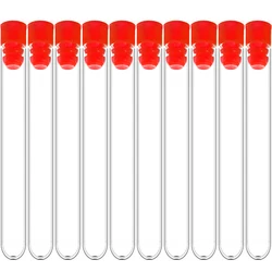 15x150mm şeffaf laboratuvar şeffaf plastik Test tüpü flakon folyo plugSchool laboratuvar malzemeleri 10 parça/paket