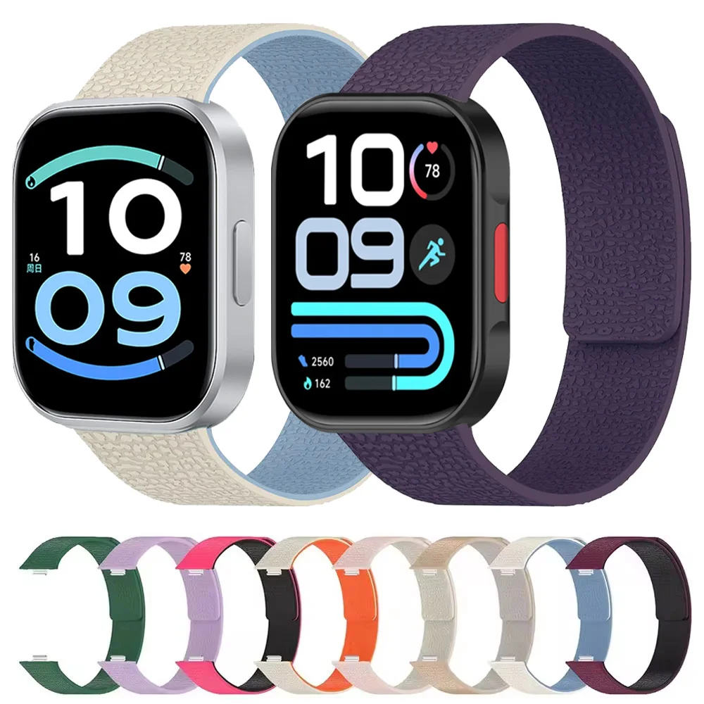 Bracelet en silicone magnétique bicolore pour Redmi Watch 6 Active/Lite Watch 6/5/4, bracelet confortable Xiaomi Mi Band 10/9/8 Pro Correa