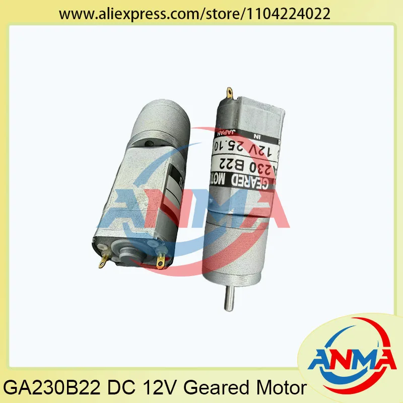 2Pieces GA230B22 DC 12V Geared Motor GA230 B22 For Mitsubishi Printing Machine Replacement Parts