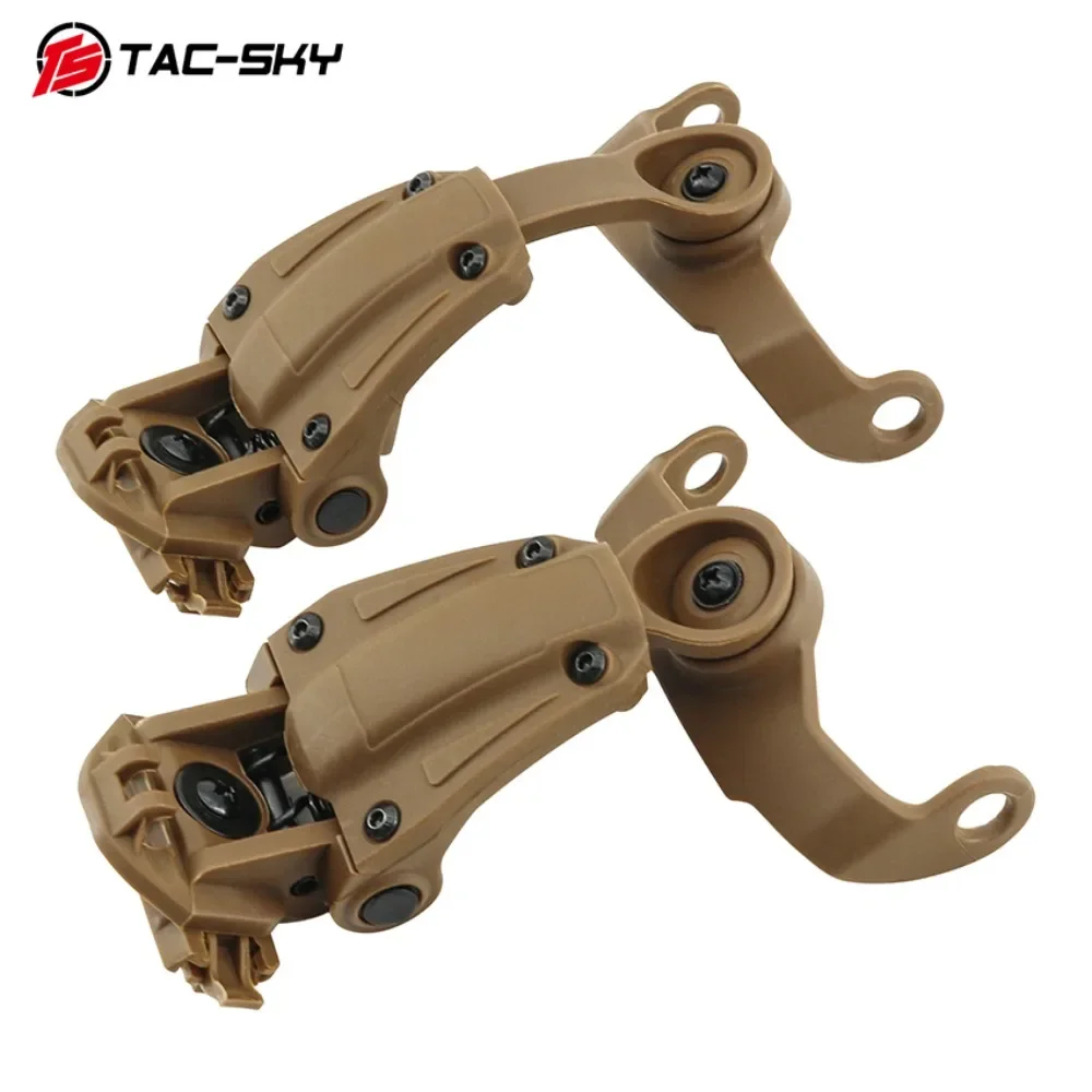 TS TAC-SKY Newly Revamped 360° Swivel ARCOPS-CORE Helmet Rail Mount Adapter, Compatible with Howard Leight Tactical Headset